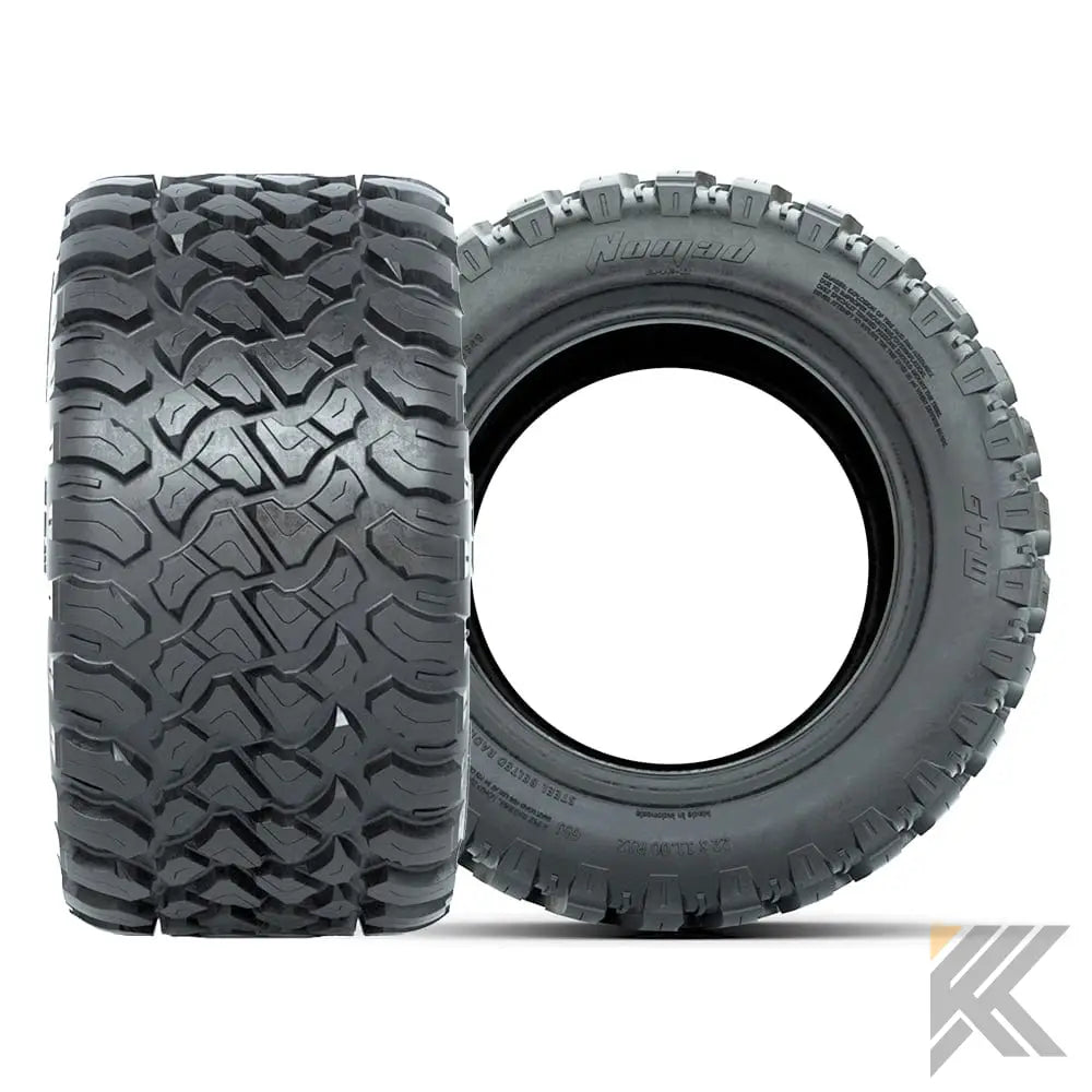 12" GTW® Stellar Wheels with Nomad 22x11R12 Off Road Tires - Set of 4 - Select Your Finish Kryptex Golf Carts