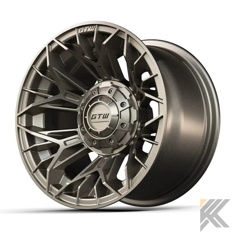 12" GTW® Stellar Wheels with Nomad 22x11R12 Off Road Tires - Set of 4 - Select Your Finish Kryptex Golf Carts