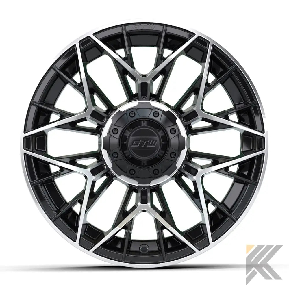 14" GTW® Stellar Wheels with Predator 23x10-14 A/T Tires - Set of 4 - Select Your Finish Kryptex Golf Carts