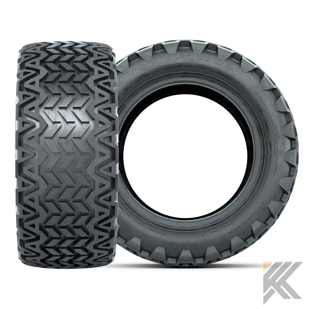 14" GTW® Stellar Wheels with Predator 23x10-14 A/T Tires - Set of 4 - Select Your Finish Kryptex Golf Carts