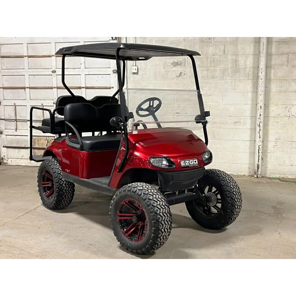 2016 E-z-go Txt - Inferno Red Kryptex Golf Carts