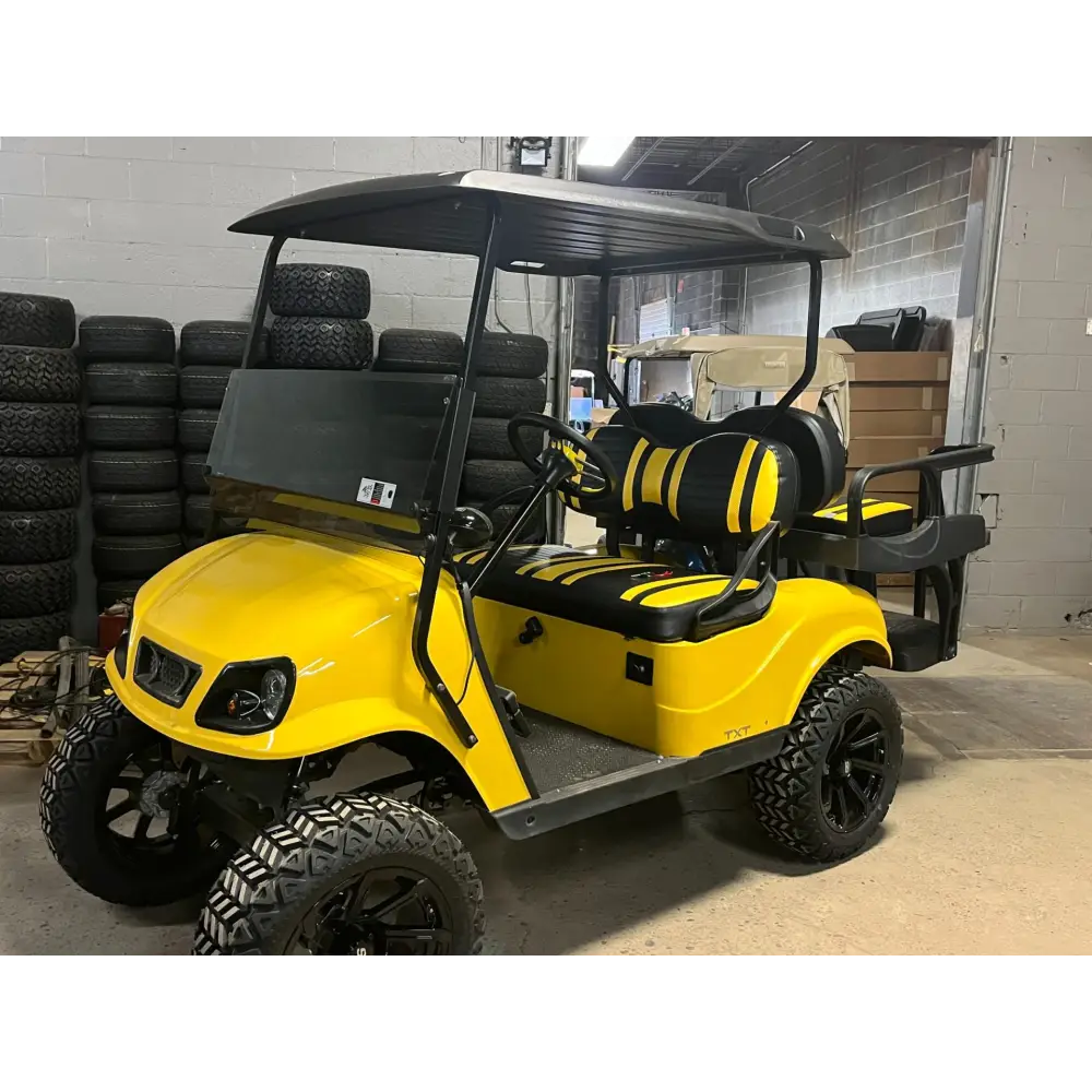 2016 E-z-go Txt - Yellow Kryptex Golf Carts