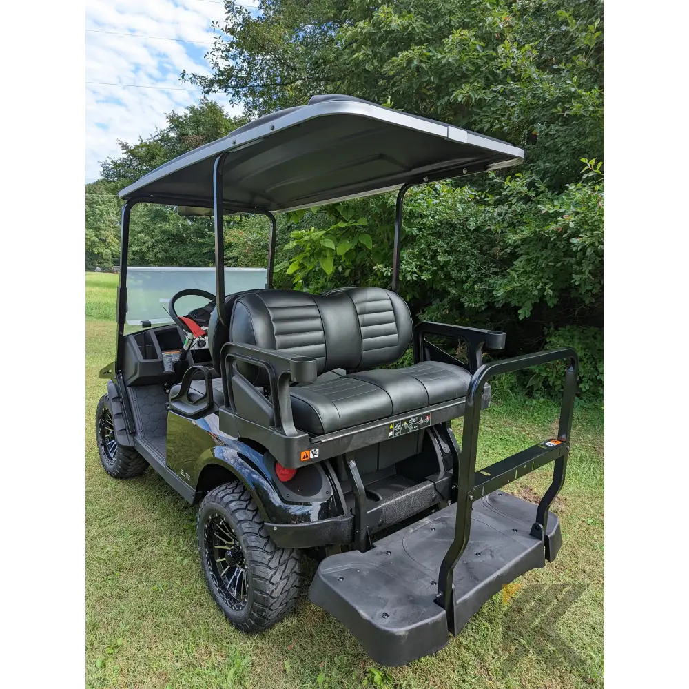 2023 E-Z-GO S4 - Black Kryptex Golf Carts