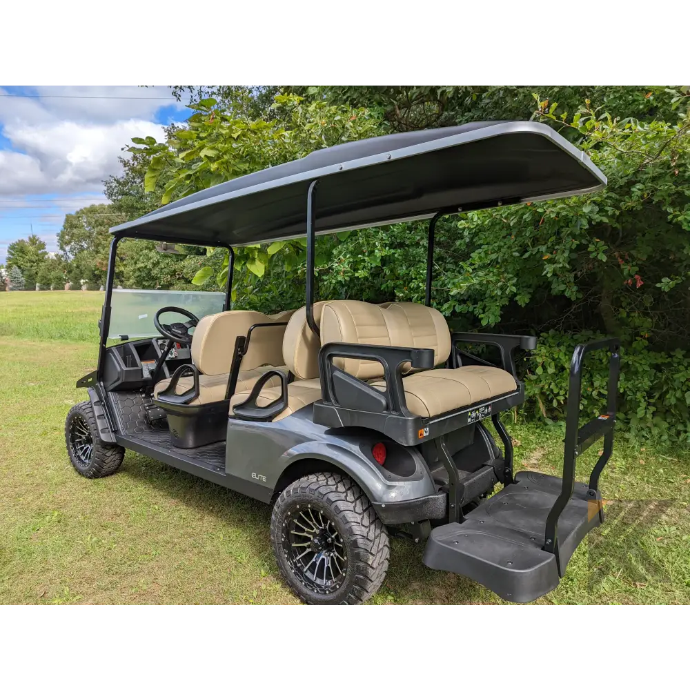 2023 EZGO L6 - Metallic Charcoal Kryptex Golf Carts