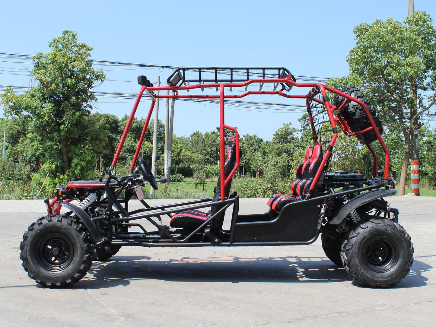 DongFang Hummer DF200GKG-4, Adult Go-Kart Buggy, 4-Seater, Big Bore 200 PowerStroke Engine Kryptex Golf Carts