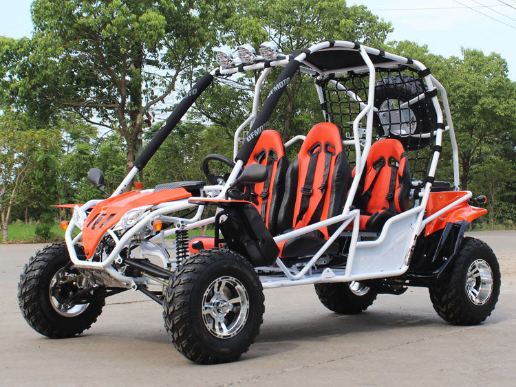 Dongfang Jaguar Adult Go-Kart Buggy DF200GKA-4, Big Bore 200 PowerStroke, 4 Seater Kryptex Golf Carts