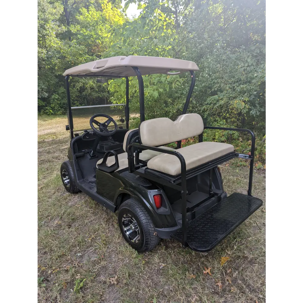 2018 E-Z-GO RXV ELITE - Black Kryptex Golf Carts