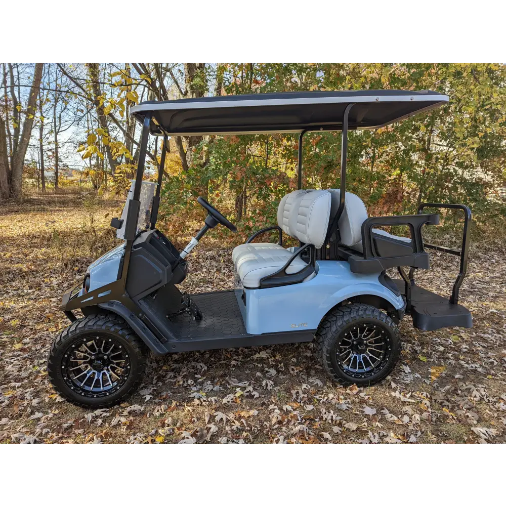 2023 E-Z-GO S4 - Ocean Gray Kryptex Golf Carts