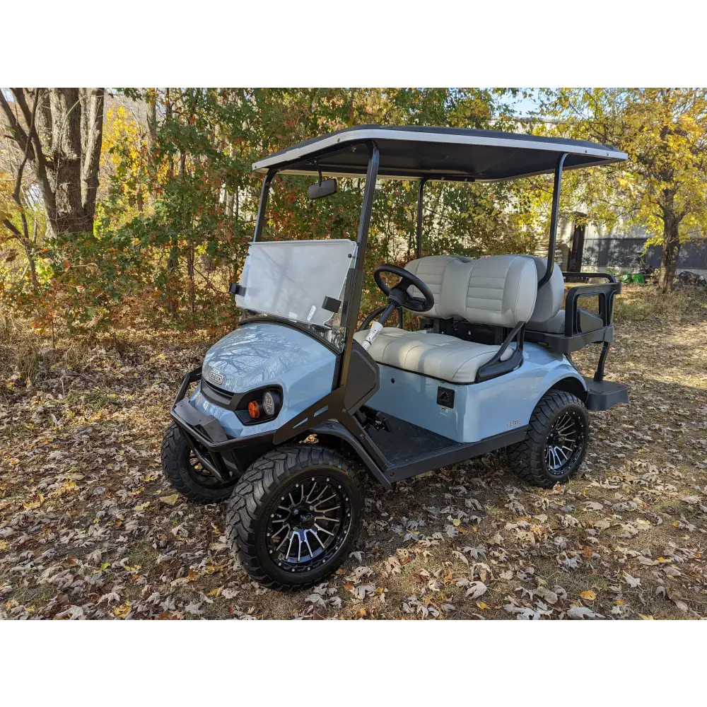 2023 E-Z-GO S4 - Ocean Gray Kryptex Golf Carts