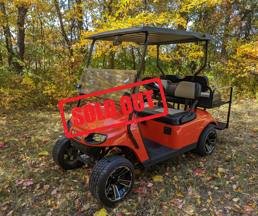 EZGO TXT - Orange Kryptex Golf Carts
