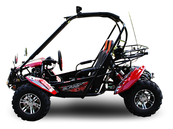 Trailmaster Blazer 200X Adult Go-Kart Buggy Kryptex Golf Carts