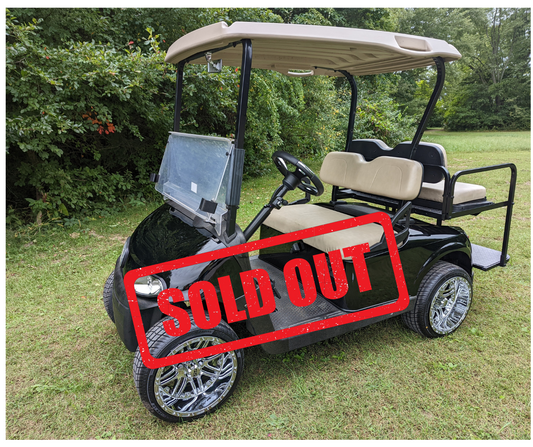 2018 E-Z-GO RXV - Black Kryptex Golf Carts