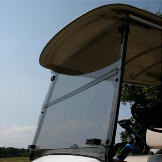 Yamaha Drive2 Tinted Folding Windshield (Years 2017-Up) Kryptex Golf Carts