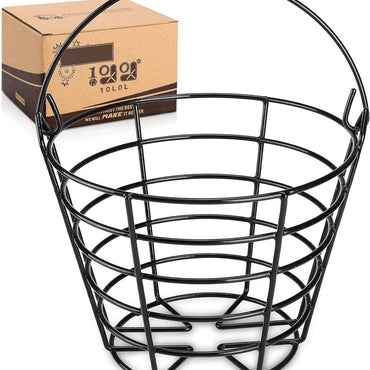 Bucket of Golf Balls: Container that holds 50 golf balls with handles for easy practice - 10L0L