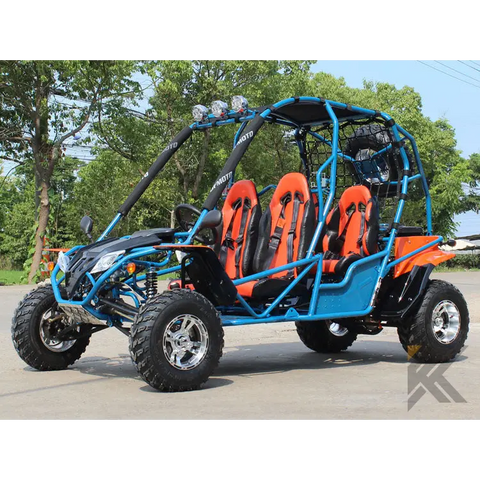 Dongfang Jaguar Adult Go-Kart Buggy DF200GKA-4, Big Bore 200 PowerStroke, 4 Seater Kryptex Golf Carts