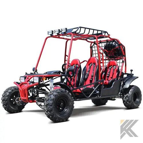 DongFang Traveler DF200GKG-4, Adult Go-Kart Buggy, 4-Seater Big Bore 200 PowerStroke Engine Kryptex Golf Carts