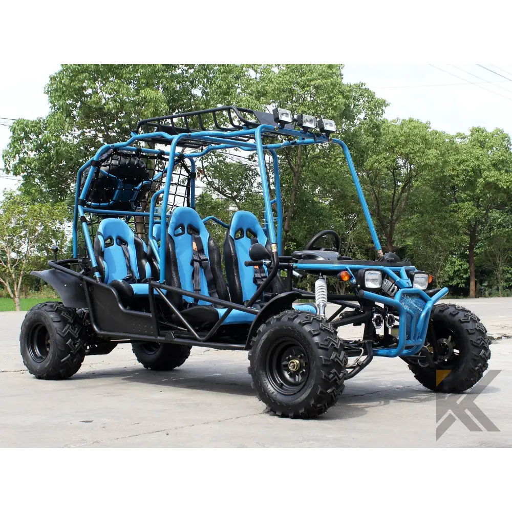 DongFang Traveler DF200GKG-4, Adult Go-Kart Buggy, 4-Seater Big Bore 200 PowerStroke Engine Kryptex Golf Carts