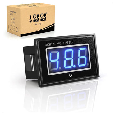 Golf Cart Voltage Meter Digital Battery Monitor for Golf Carts, Trucks, Boats, Scooters - 10L0L