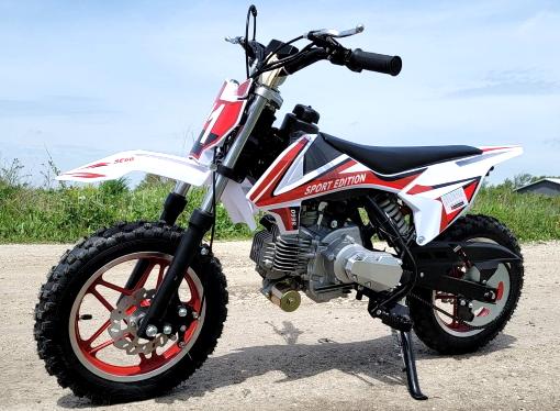 DB-60cc Kids Dirt Bike w/ Training Wheels Kryptex Golf Carts