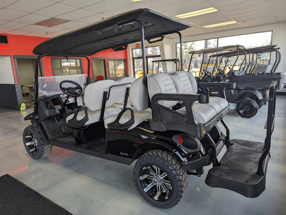 2023 EZ-GO L6 ELITE - Black Kryptex Golf Carts