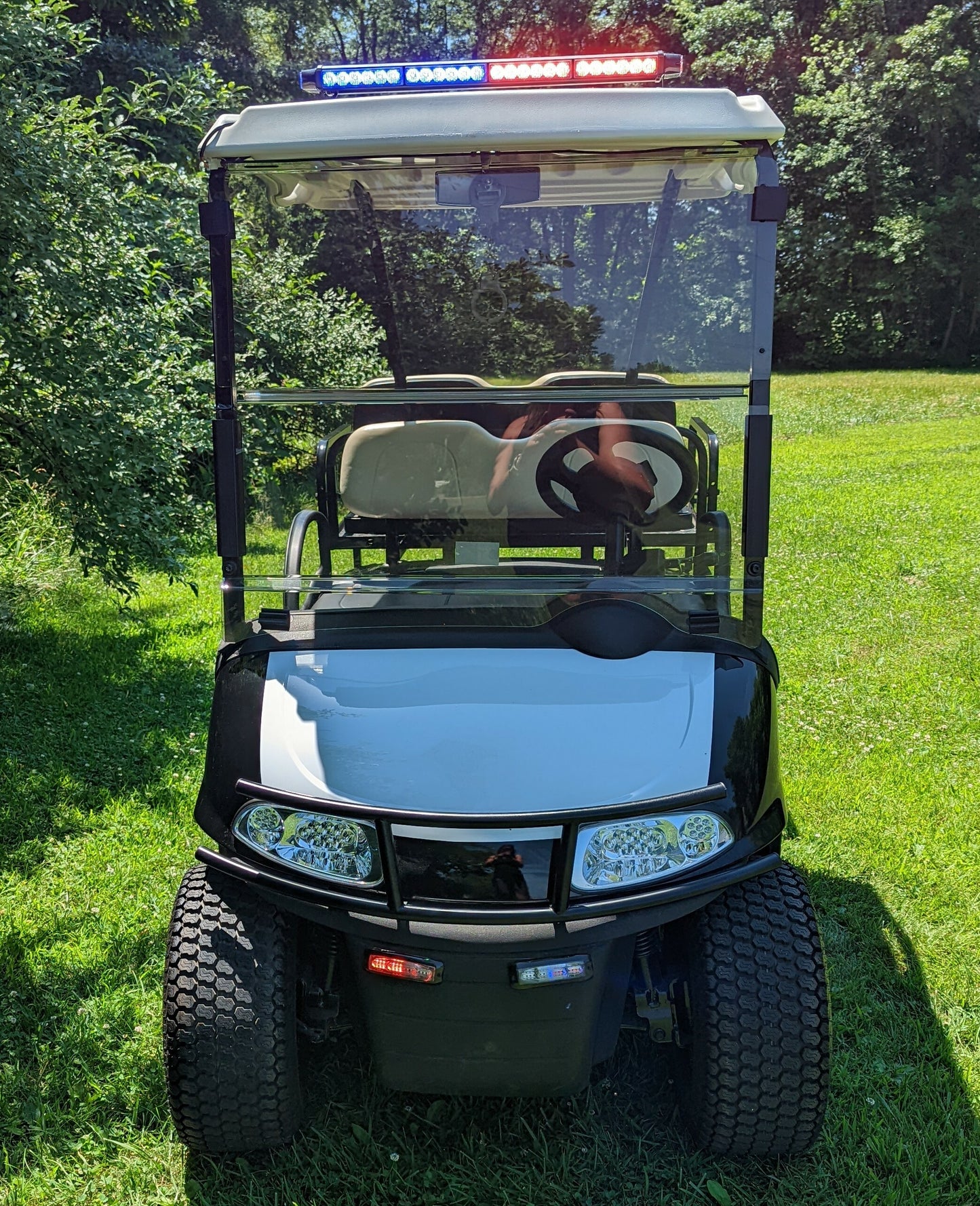 2017 EZGO RXV - Cop Golf Cart Kryptex Golf Carts