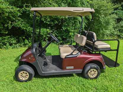 2018 E-Z-GO RXV - Burgundy Kryptex Golf Carts