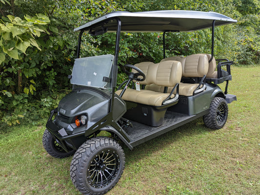 2023 E-Z-GO L6 - Metallic Charcoal Kryptex Golf Carts