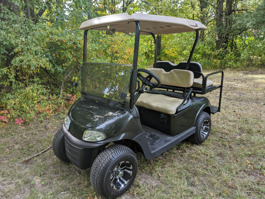 2018 E-Z-GO RXV ELITE - Black Kryptex Golf Carts