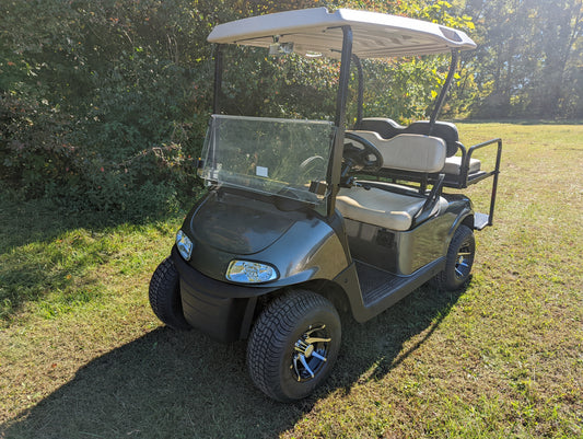2018 E-Z-GO RXV ELITE - Metallic Charcoal Kryptex Golf Carts