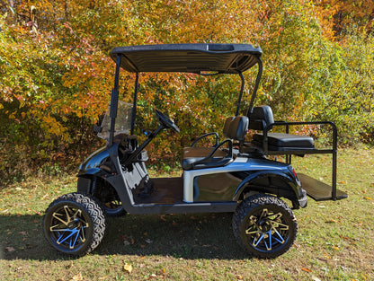 2018 E-Z-GO RXV ELITE - Black Silver Kryptex Golf Carts