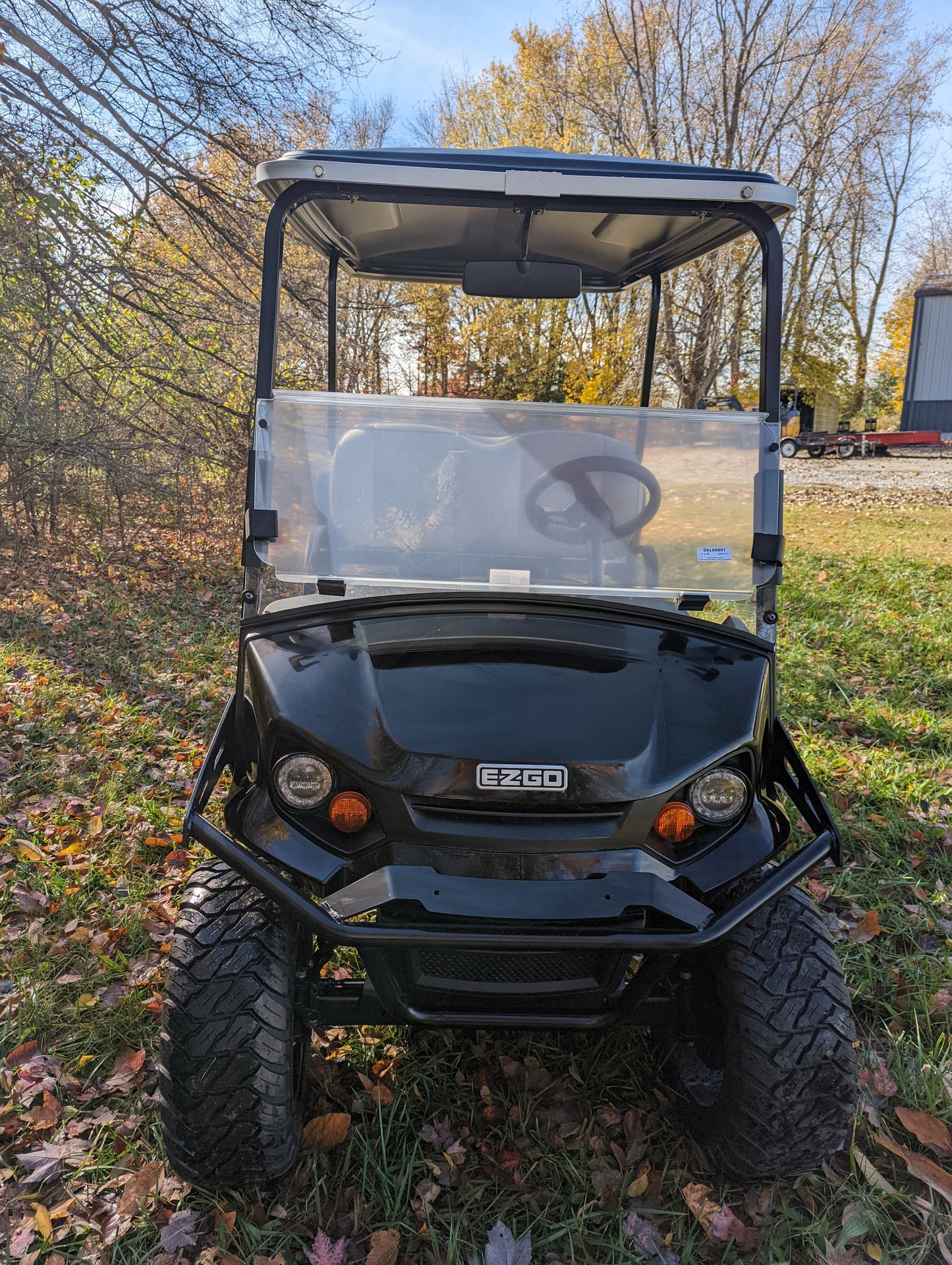 2023 EZGO S4 - Black Kryptex Golf Carts
