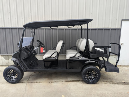 2023 EZGO L6 - Black Kryptex Golf Carts