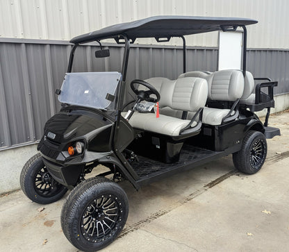 2023 EZGO L6 - Black Kryptex Golf Carts