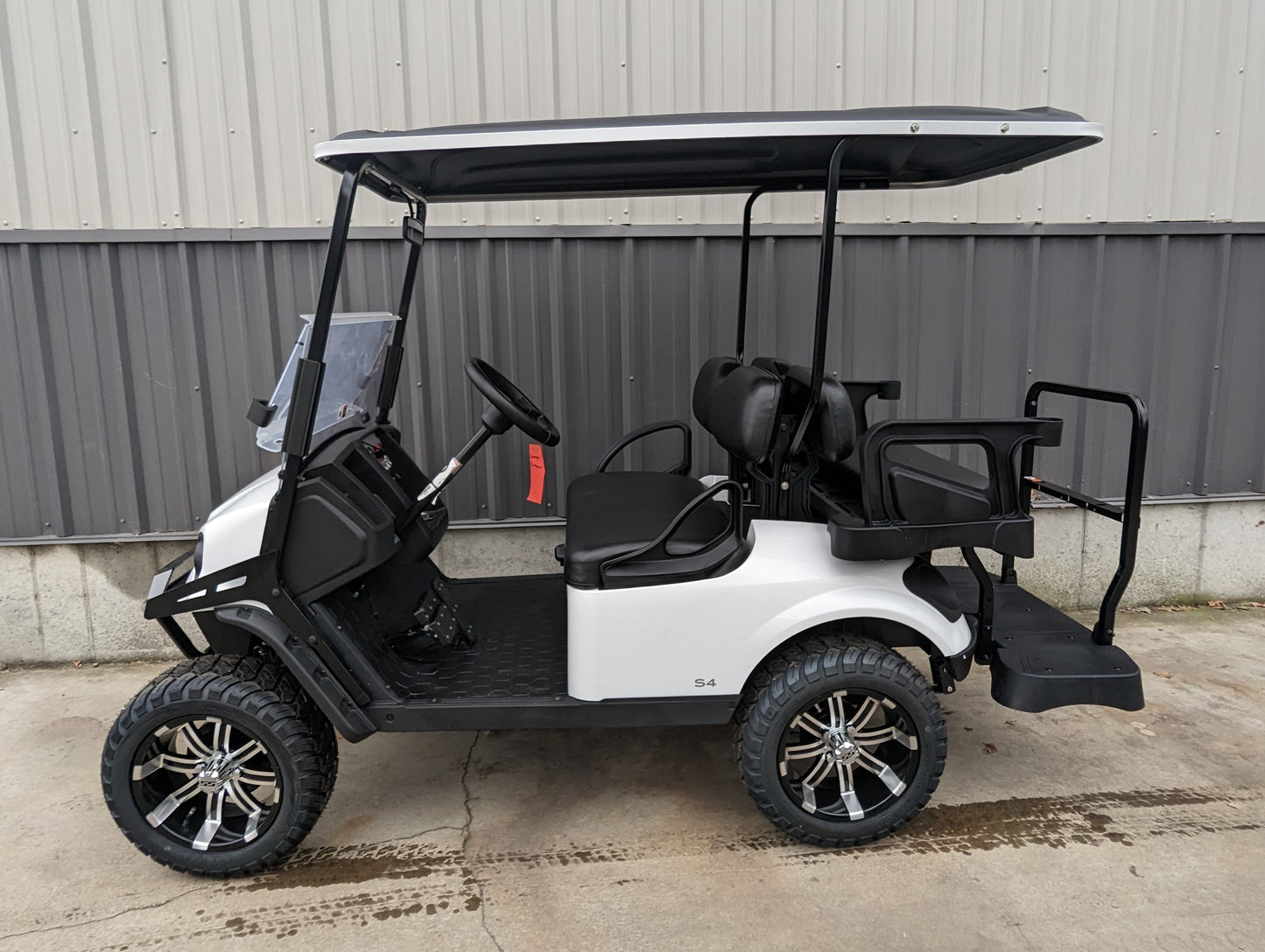 2023 E-Z GO S4 - Bright White Kryptex Golf Carts