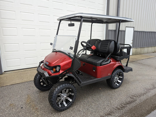 2023 E-Z GO S4 - Inferno Red Kryptex Golf Carts