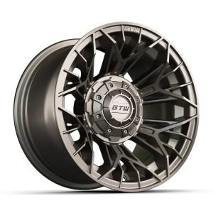 12" Stellar Matte Bronze Golf Cart Wheel - 12"x7" ET-25 Offset⎮GTW®