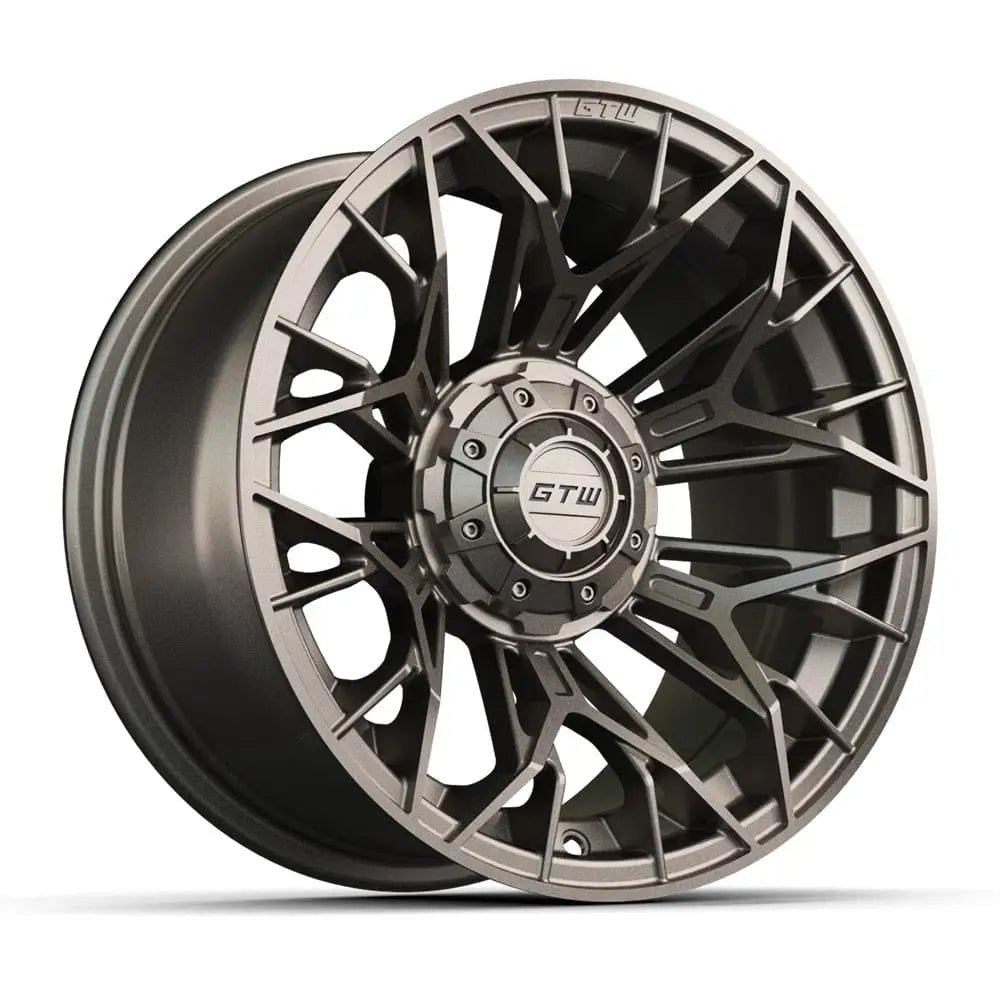 14" Stellar Matte Bronze Golf Cart Wheel - 14"x7" ET-25 Offset⎮GTW®