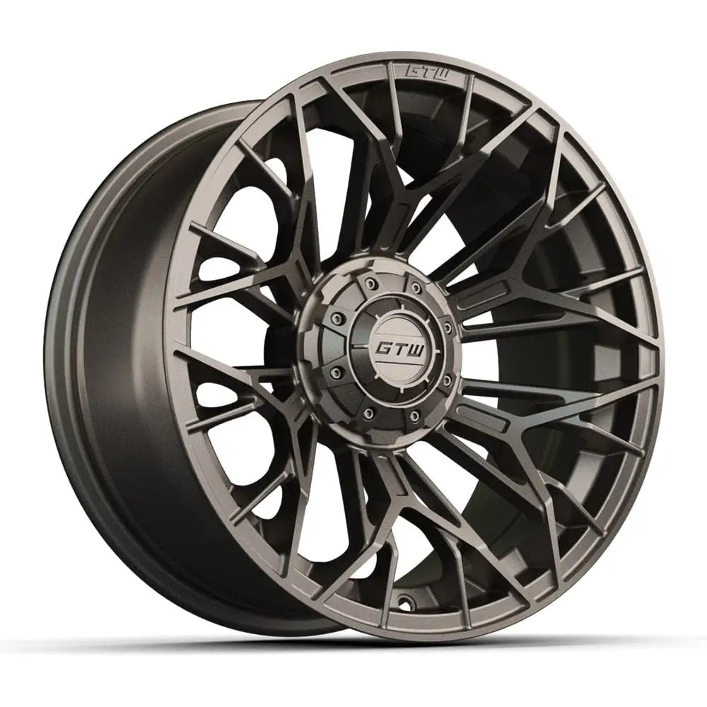 15" Stellar Matte Bronze Golf Cart Wheel - 15"x7" ET-25 Offset⎮GTW®