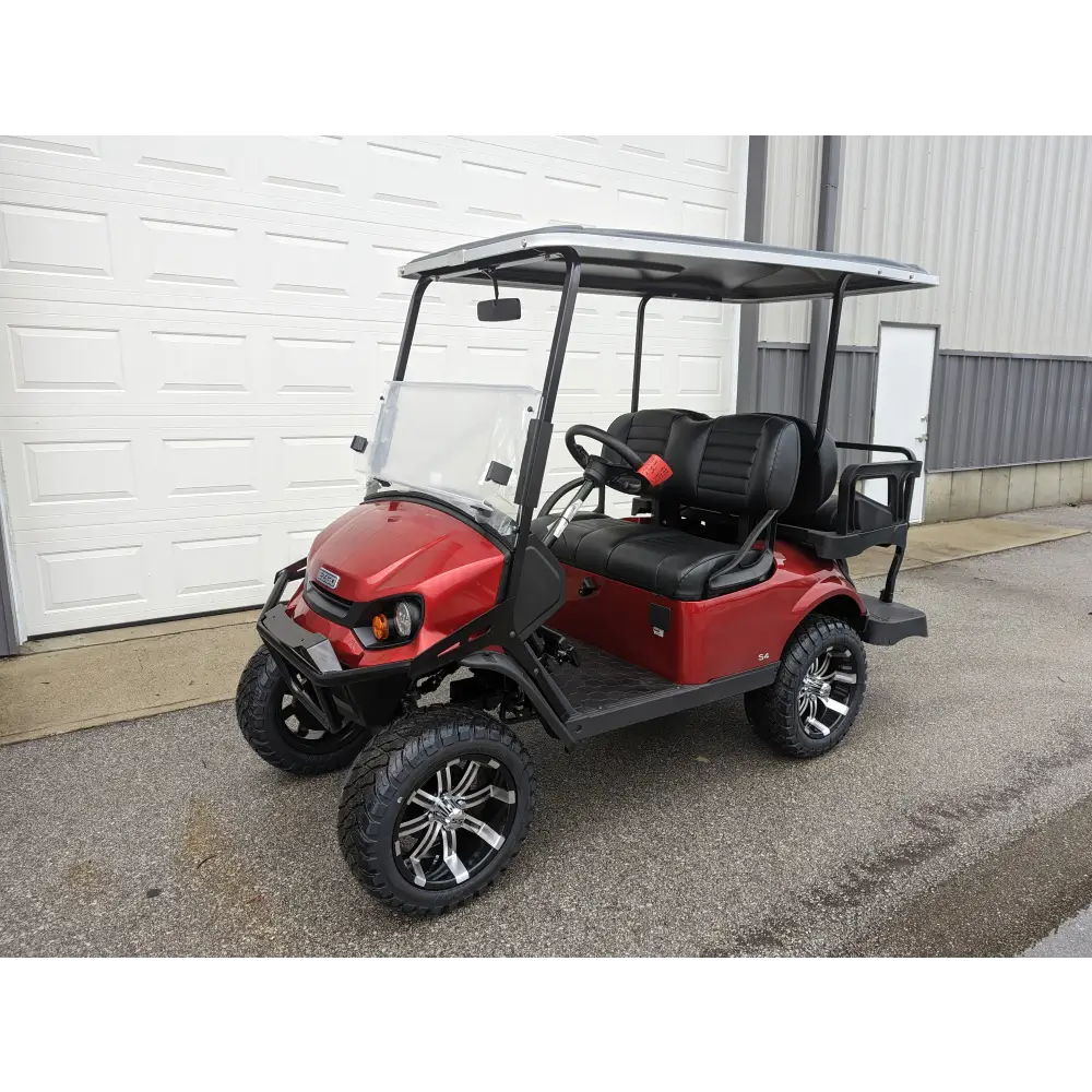 2023 E-Z GO S4 - Inferno Red